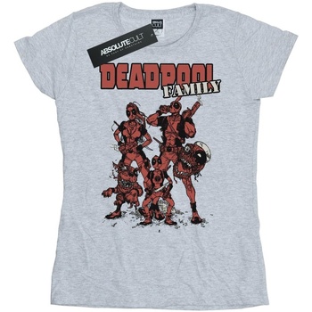 Vêtements Femme T-shirts manches longues Marvel Deadpool Family Group Gris