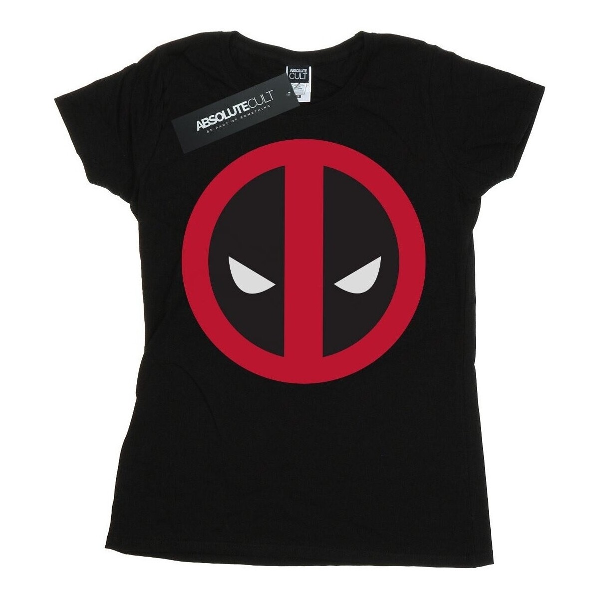 Vêtements Femme T-shirts manches longues Marvel Deadpool Large Clean Logo Noir