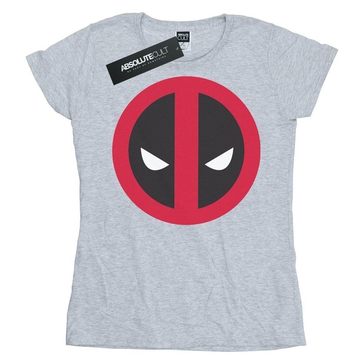 Vêtements Femme T-shirts manches longues Marvel Deadpool Large Clean Logo Gris