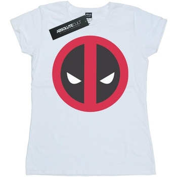 Vêtements Femme T-shirts manches longues Marvel Deadpool Large Clean Logo Blanc