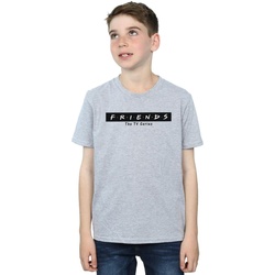 Vêtements Garçon T-shirts manches courtes Friends Logo Block Gris