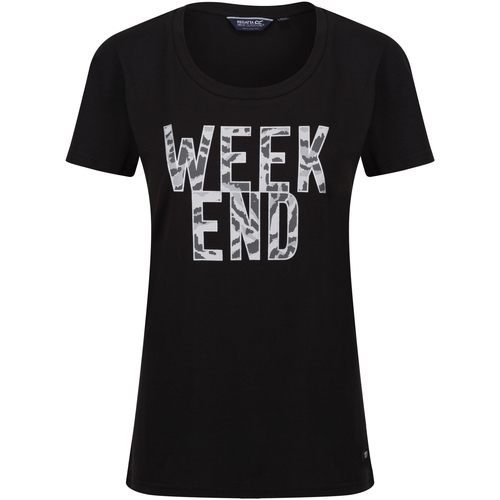 Vêtements Femme T-shirts manches longues Regatta Filandra VII Week End Noir