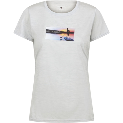 Vêtements Femme T-shirts manches longues Regatta Fingal VII Gris