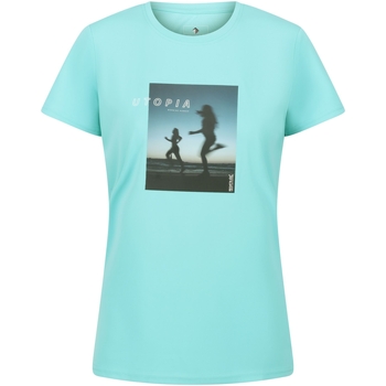 Vêtements Femme T-shirts manches longues Regatta Fingal VII Utopia Bleu