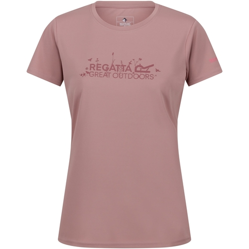 Vêtements Femme T-shirts manches longues Regatta Fingal VII Violet
