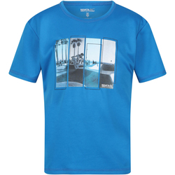 Vêtements cotton T-shirts manches courtes Regatta  Bleu