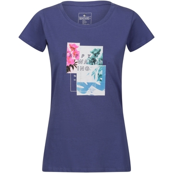 Vêtements Femme T-shirts manches longues Regatta Breezed III Happy Wandering Multicolore