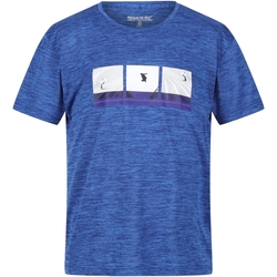 Vêtements cotton T-shirts manches courtes Regatta  Bleu