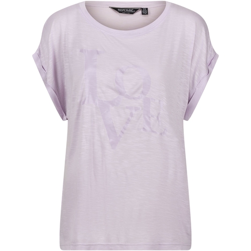 Vêtements Femme T-shirts manches longues Regatta Roselynn Violet