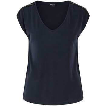 Vêtements Femme T-shirts manches courtes Pieces 139028VTPE24 Noir