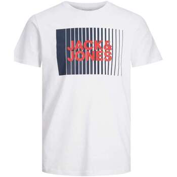 Vêtements Garçon T-shirts manches courtes Jack & Jones 153579VTPE24 Blanc