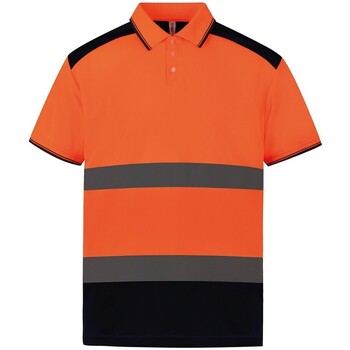 Vêtements Homme T-shirts schumacher & Polos Yoko YK104 Orange