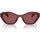 Montres & Bijoux Lunettes de soleil A-line Prada Occhiali da Sole  PRA02S 18O80B Rouge