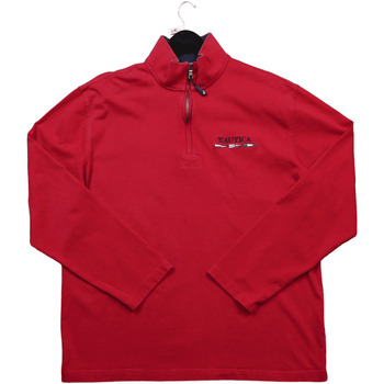 Nautica Pull  Col Montant Rouge