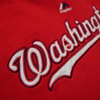 Majestic Hoodie  Washington Nationals MLB Rouge