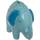 Maison & Déco Statuettes et figurines Out Of The Blue Tirelire éléphant bleu en céramique Bleu