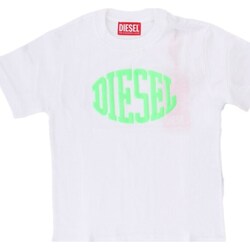 Vêtements Garçon T-shirts manches courtes Diesel J01777-00YI9 Blanc