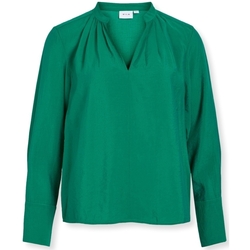 Vêtements Femme Tops / Blouses Vila Top Milla L/S - Ultramarine Green Vert