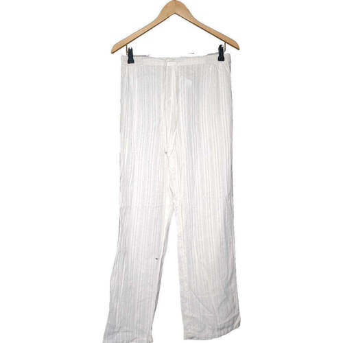 Vêtements Femme Pantalons Monoprix 38 - T2 - M Blanc