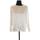 Vêtements Femme Débardeurs / T-shirts sans manche Saint Laurent Blouse en soie Blanc