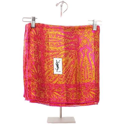 Accessoires textile Femme Echarpes / Etoles / Foulards Saint Laurent Épants en soie Rose