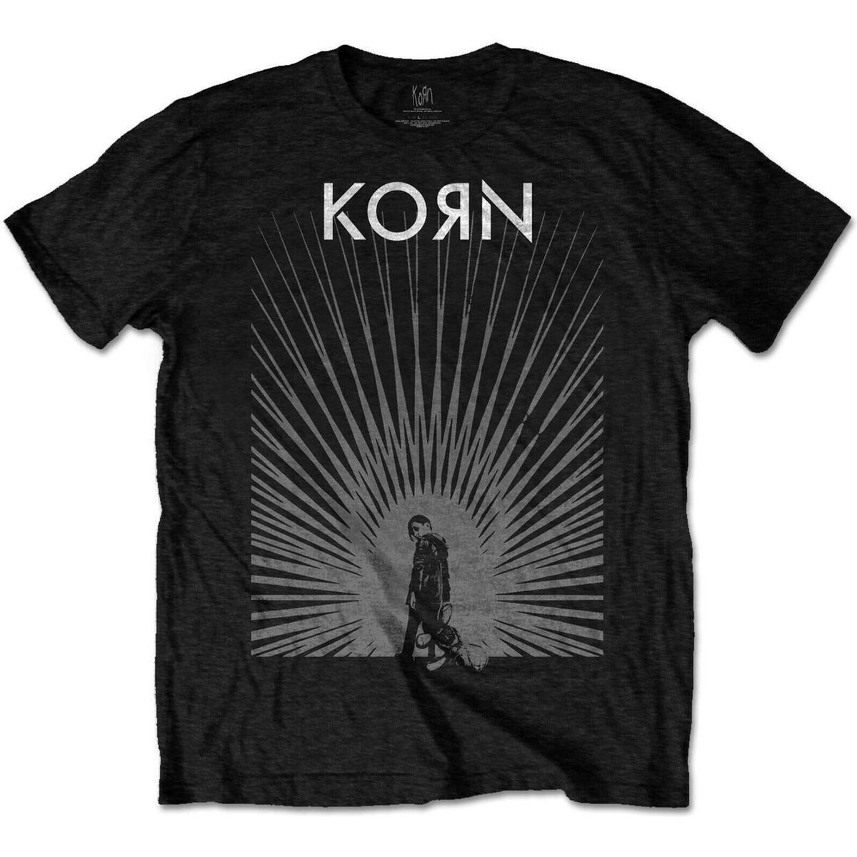 Vêtements T-shirts manches longues Korn Radiate Glow Noir