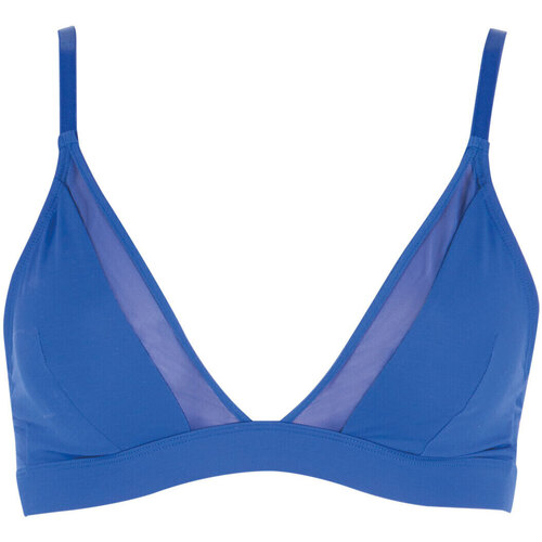 Athena Soutien-gorge triangle sans armatures femme Tulle Bleu -  Sous-vêtements Corsets et bustiers Femme 19,14 €