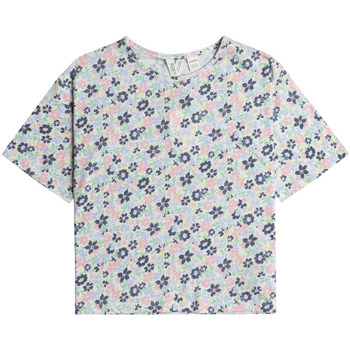 Vêtements Fille Débardeurs / T-shirts camouflage sans manche Roxy logo-patch detail knitted hoodie Violet