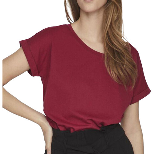 Vêtements Femme T-shirts manches courtes Vila 14083083 Rouge