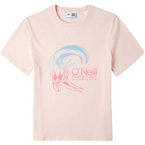 Vêtements Garçon T-shirts manches courtes O'neill 3850026-14021 Rose