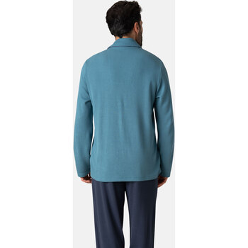Eminence Pyjama long ouvert homme Coton Modal Bleu