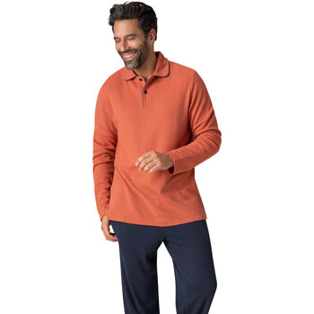 Vêtements Homme Pyjamas / Chemises de nuit Eminence Pyjama long col ouvert homme Coton Modal Multicolore