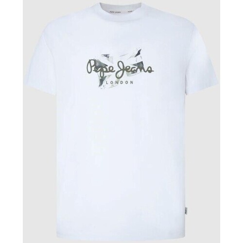 Vêtements Homme T-shirts manches courtes Pepe jeans PM509208 COUNT Blanc