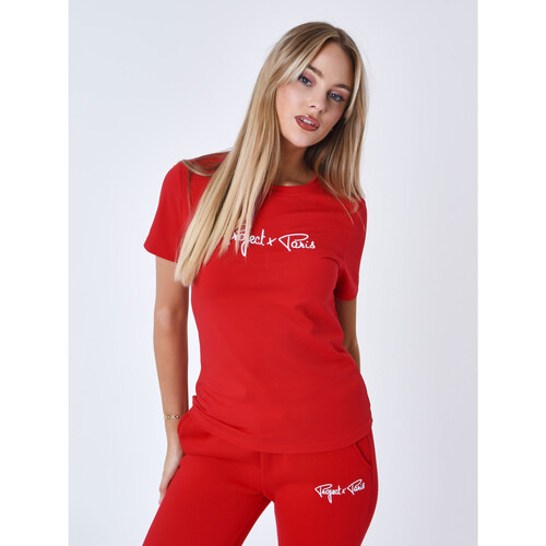 Vêtements Femme T-shirts & Polos Project X Paris Tee Shirt F221121 Rouge
