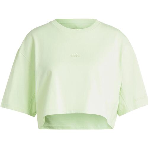 Vêtements Femme T-shirts manches courtes adidas Originals W all szn tee Vert