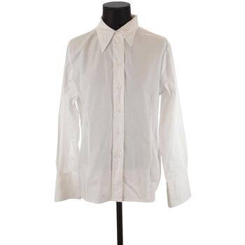 Vêjacket Femme Débardeurs / T-shirts sans manche Saint Laurent Chemise en coton Blanc