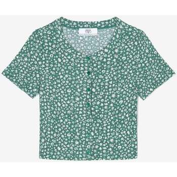 Vêtements Fille T-shirts & Polos T-shirt Vinagi Noirises Top siloegi à motif floral vert Vert