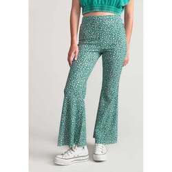 Vêtements Fille Pantalons Le Temps des Cerises Pantalon jayagi à motif fleuri Vert