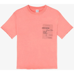 Vêtements Garçon Objets de décoration Le Temps des Cerises T-shirt hyacibo rose saumon Orange