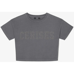 Vêtements Fille LA MODE RESPONSABLE Le Temps des Cerises T-shirt darbygi gris Gris