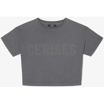 Vêtements Fille T-shirts & Polos Elasthanne / Lycra / Spandexises T-shirt darbygi gris Gris
