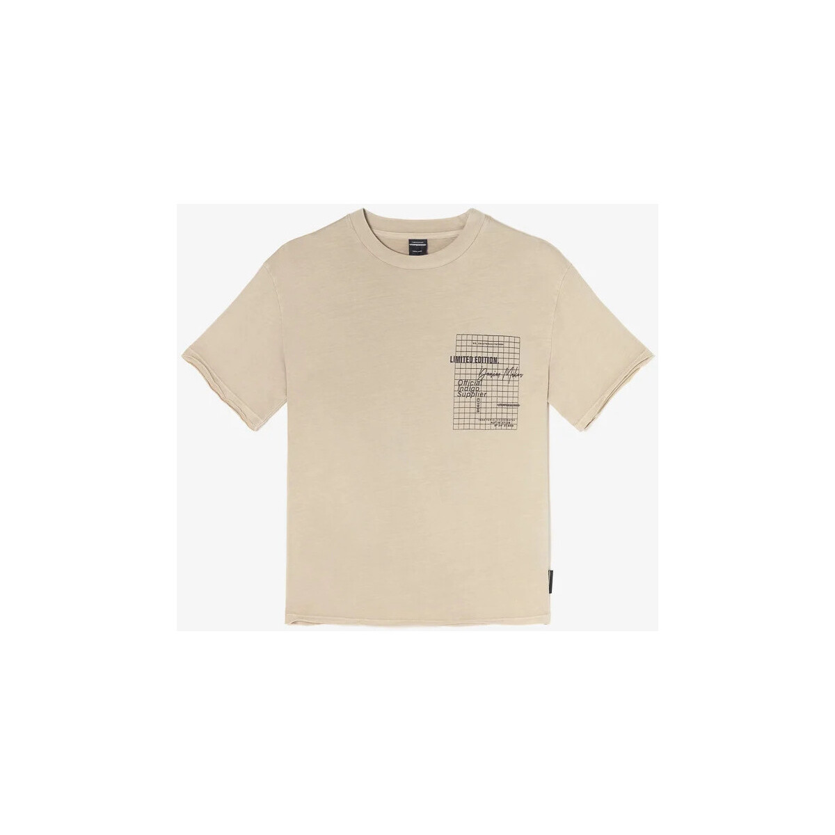 Vêtements Garçon T-shirts & Polos Le Temps des Cerises T-shirt hyacibo beige Marron