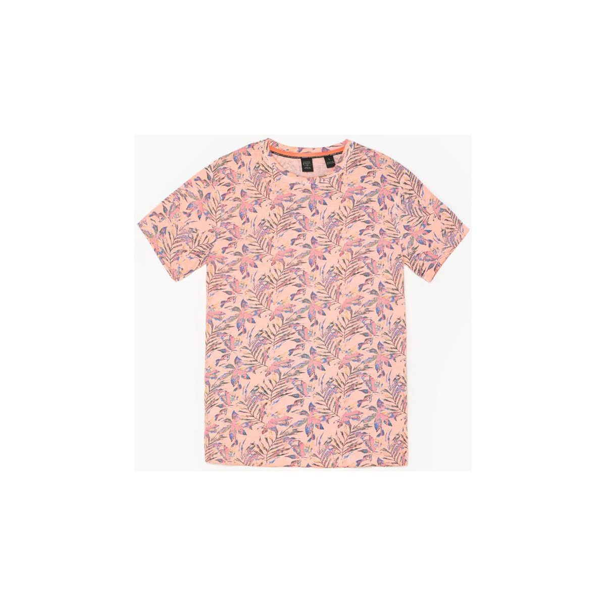 Vêtements Homme T-shirts & Polos Le Temps des Cerises T-shirt abel à motif tropical saumon Rose