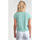 Vêtements Fille T-shirts & Polos Le Temps des Cerises T-shirt driadigi à rayures vert d'eau Bleu