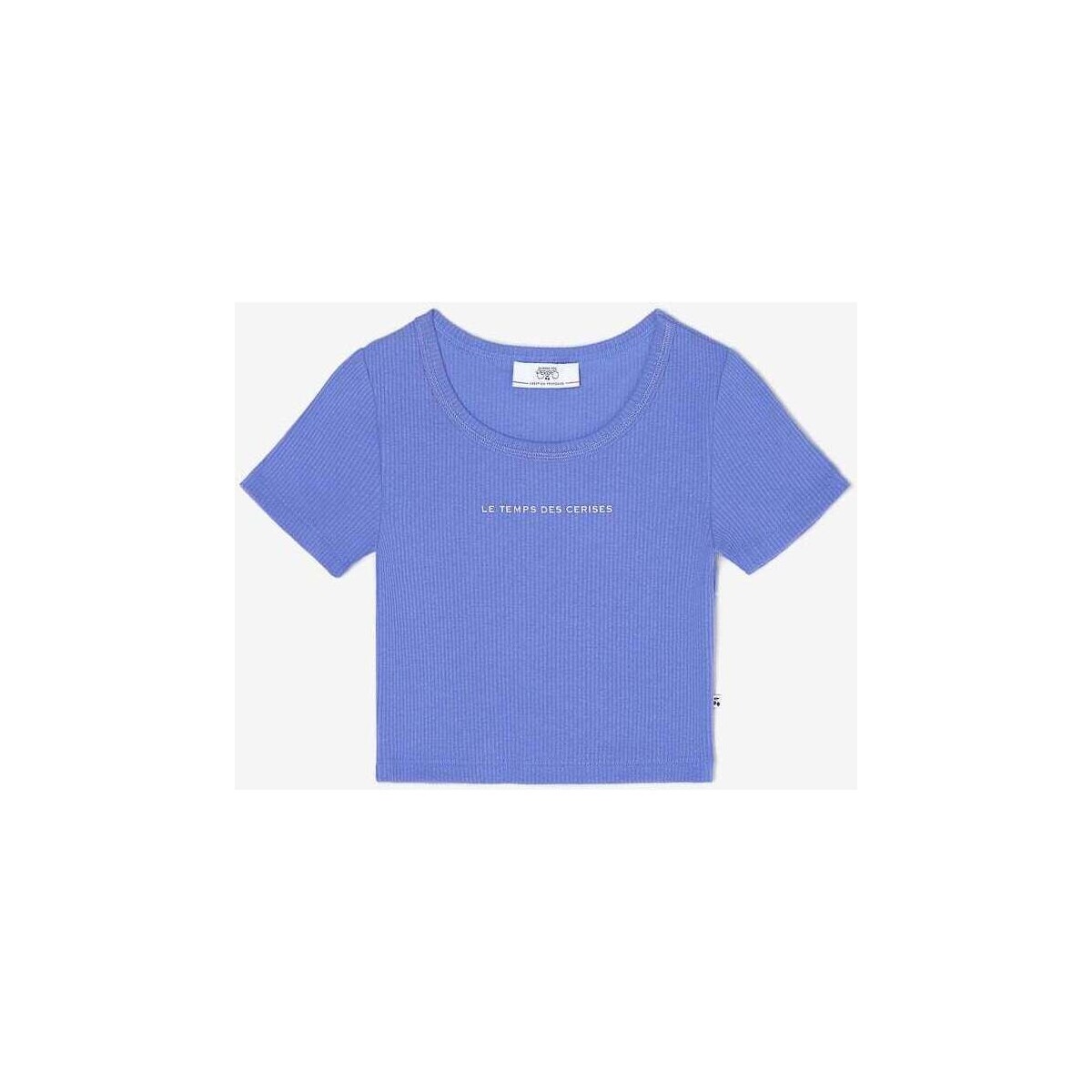 Vêtements Fille T-shirts & Polos Le Temps des Cerises Crop top yukongi bleu lavande Bleu