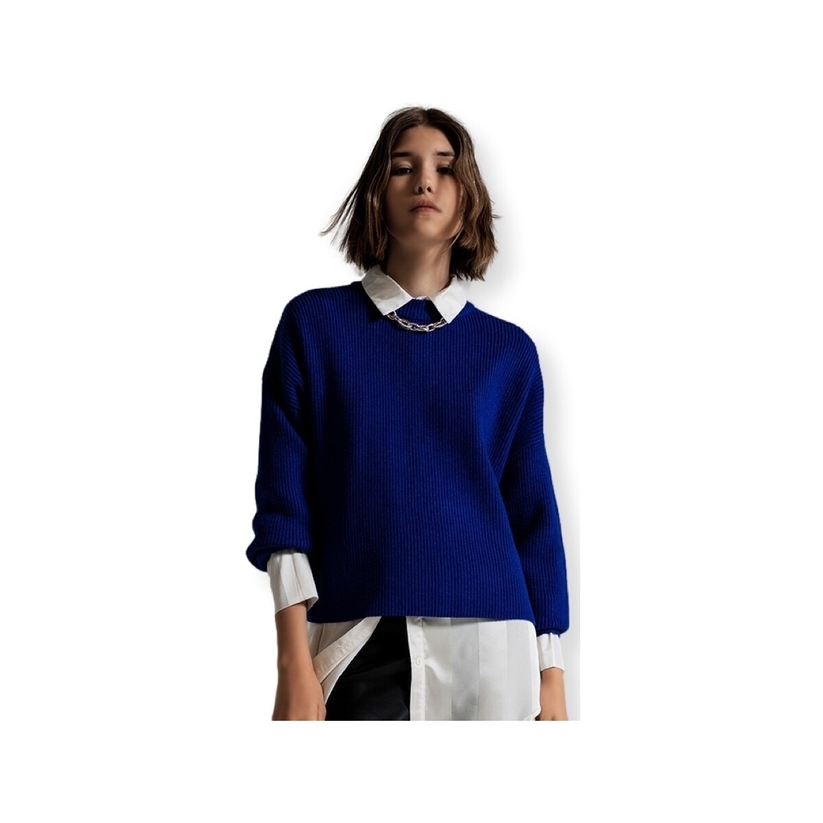 Vêtements Femme Pulls Q2 Knit 5381808 - Blue Bleu