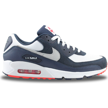 Chaussures Baskets mode Nike Air Max 90 Navy Crimson Dm0029-400 Bleu