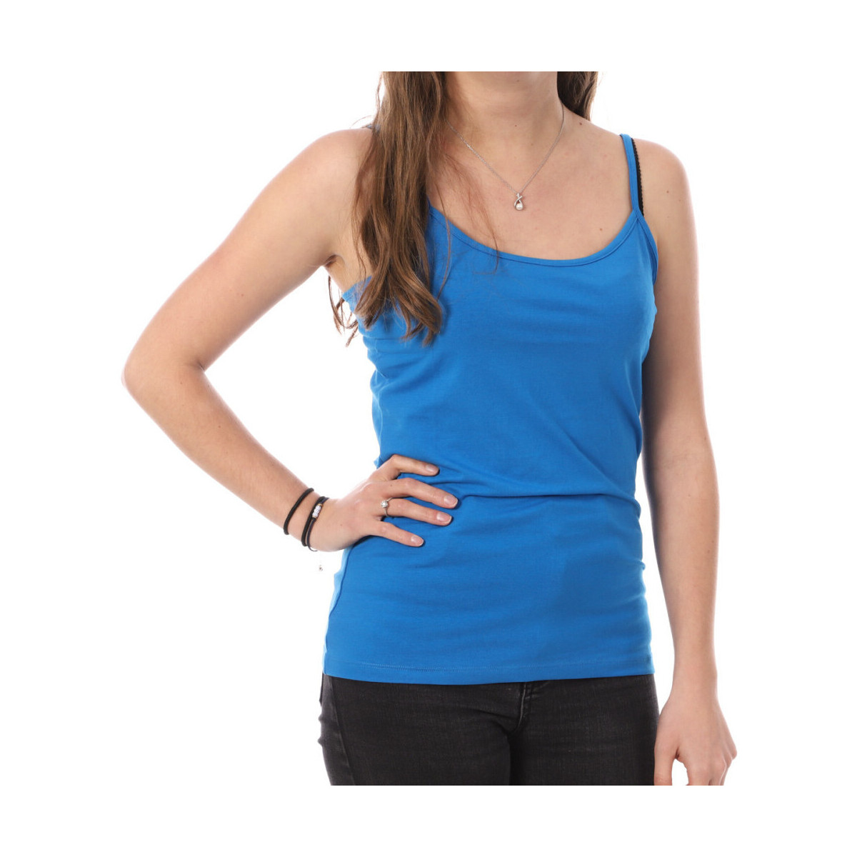 Vêtements Femme Débardeurs / T-shirts sans manche JDY 15148401 Bleu