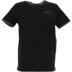 Vêtements Homme T-shirts Jacket manches courtes Teddy Smith The-tee 2 r mc Noir