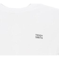 Vêtements Homme T-shirts Jacket manches courtes Teddy Smith The tee 1 mc Blanc